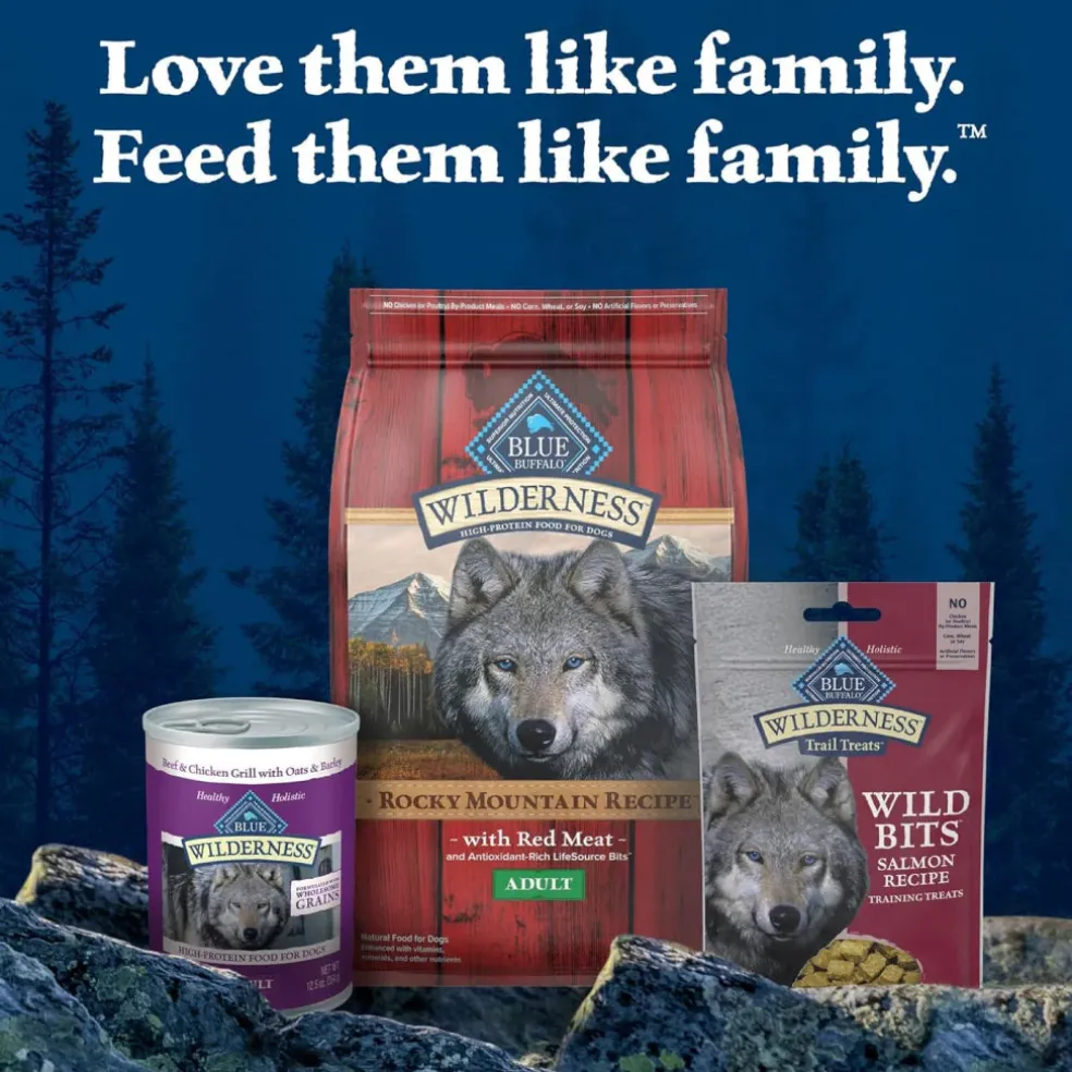 Blue Buffalo Wilderness Wild Bits Salmon Recipe Training Treats for Dogs (4 oz)