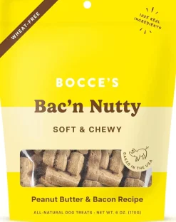 Bocce's Bakery Bac'N Nutty Soft & Chewy Dog Treats (6 oz)