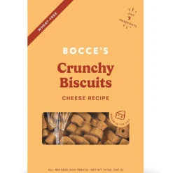 Bocce's Bakery Basics Cheese Crunchy Biscuits For Dogs (14 oz)