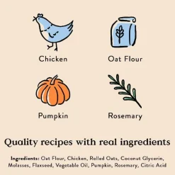 Bocce's Bakery Basics Chicken Soft & Chewy Treats For Dogs (6 oz)
