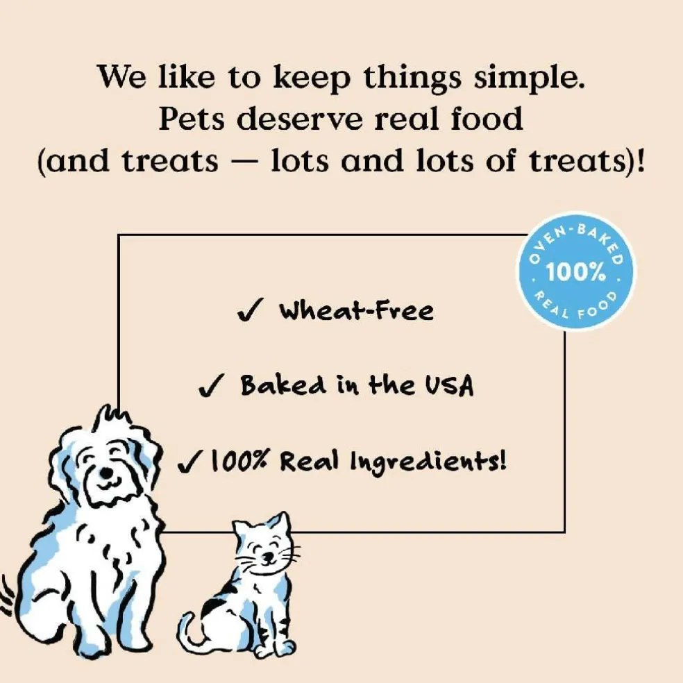 Bocce's Bakery Bedtime Tea Crunchy Biscuits Treats For Dog (5 oz)