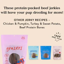 Bocce's Bakery Beef & Carrot Jerky Sticks For Dogs (4 oz)