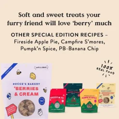 Bocce's Bakery Berries & Cream Soft & Chewy Treats For Dogs (6 oz)