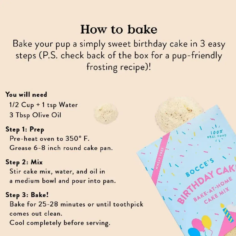 Bocce's Bakery Birthday Cake Mix Treats For Dogs (9 oz)