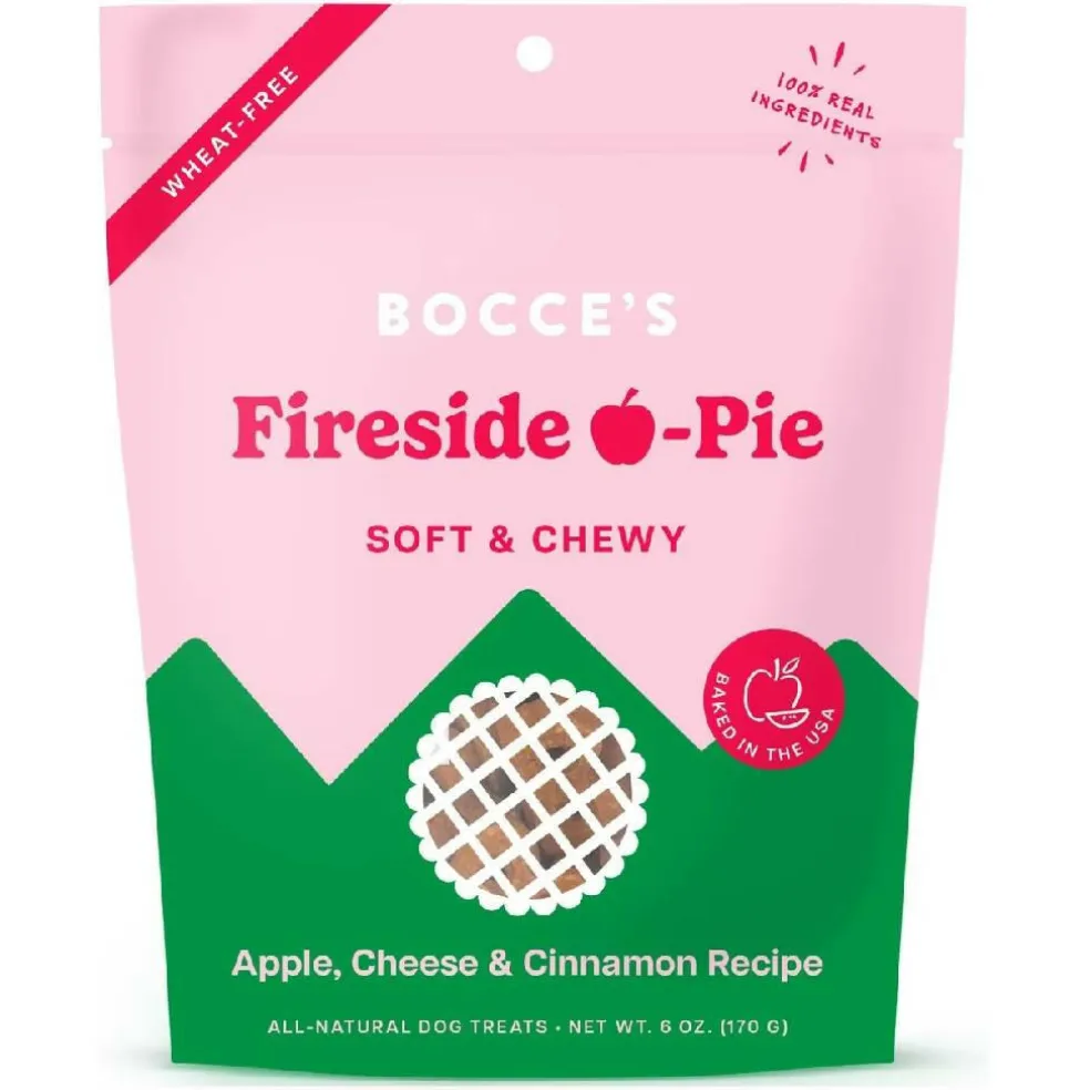 Bocce's Bakery Fireside Apple Pie Soft & Chewy Treats For Dogs (6 oz)