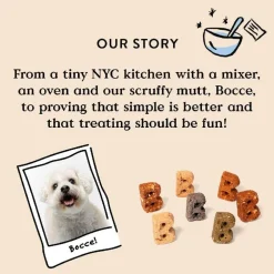 Bocce's Bakery Fish & Chips Crunchy Biscuits Dog Treats (5 oz)