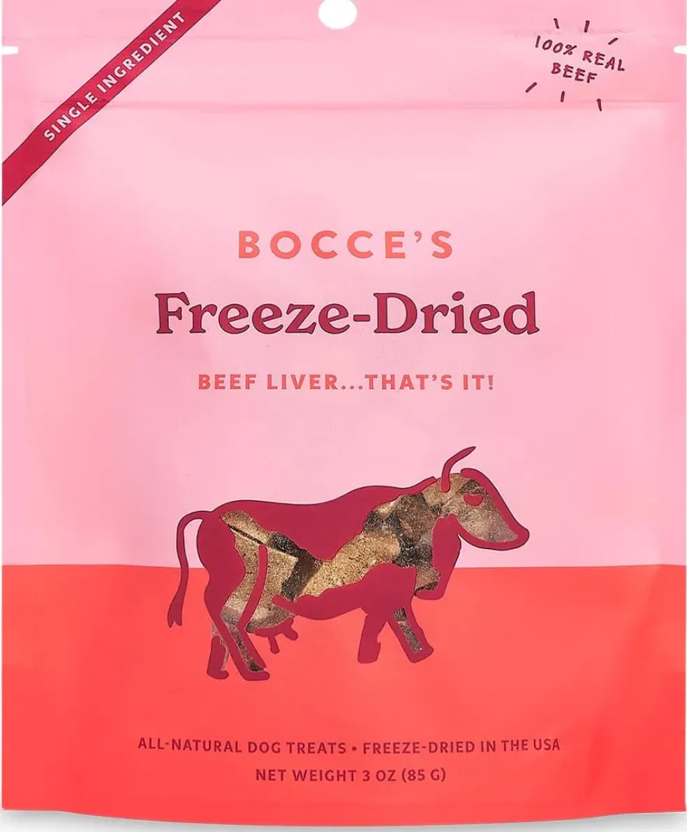 Bocce's Bakery Freeze Dried Beef Liver Dog Treats (3 oz)