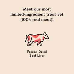 Bocce's Bakery Freeze Dried Beef Liver Dog Treats (3 oz)