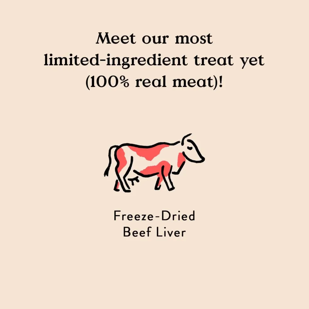 Bocce's Bakery Freeze Dried Beef Liver Dog Treats (3 oz)