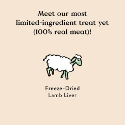 Bocce's Bakery Freeze Dried Lamb Liver Dog Treats (3 oz)