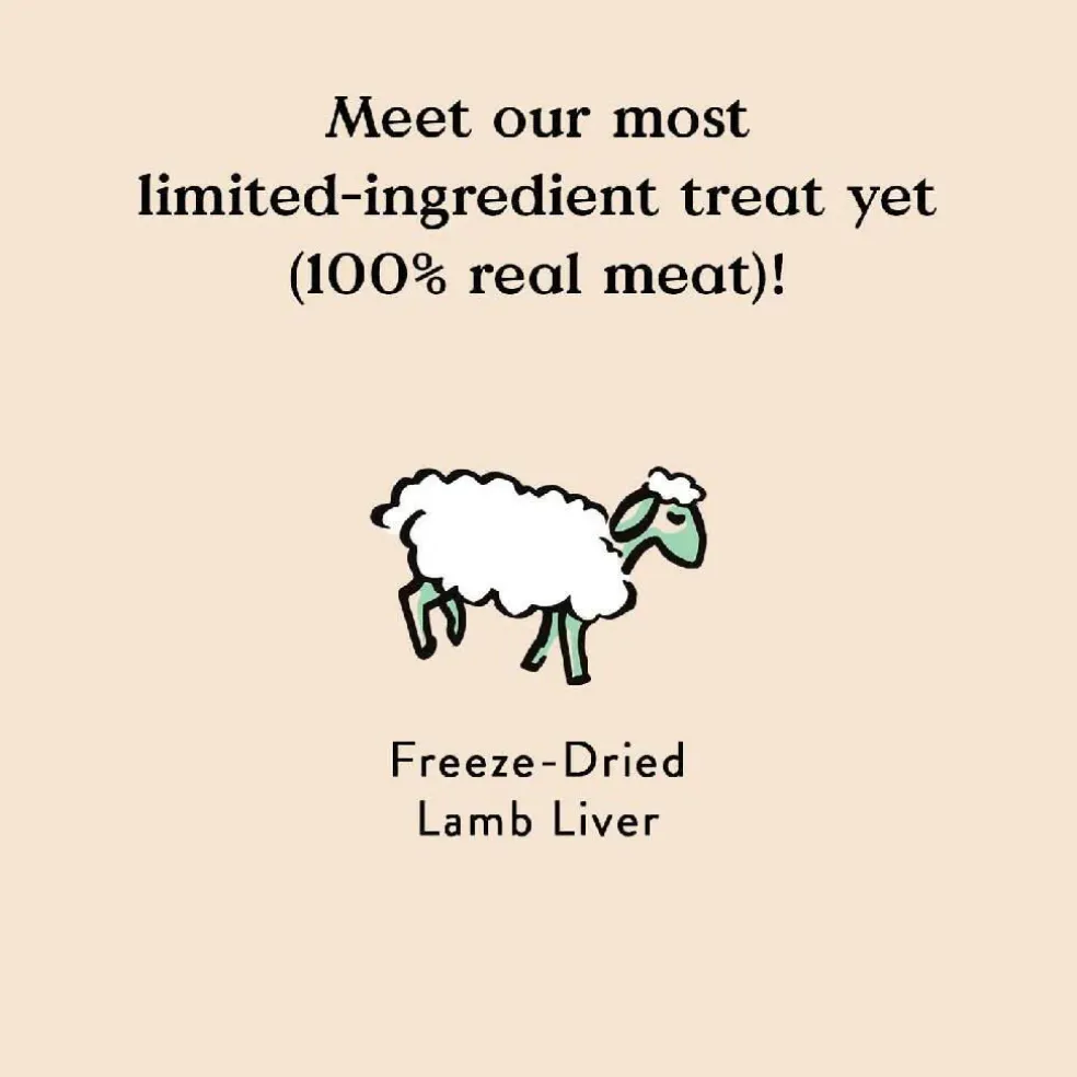 Bocce's Bakery Freeze Dried Lamb Liver Dog Treats (3 oz)