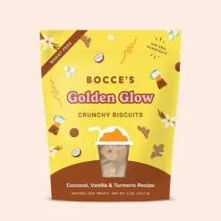 Bocce's Bakery Golden Glow Crunchy Biscuit Treats For Dog (5 oz)
