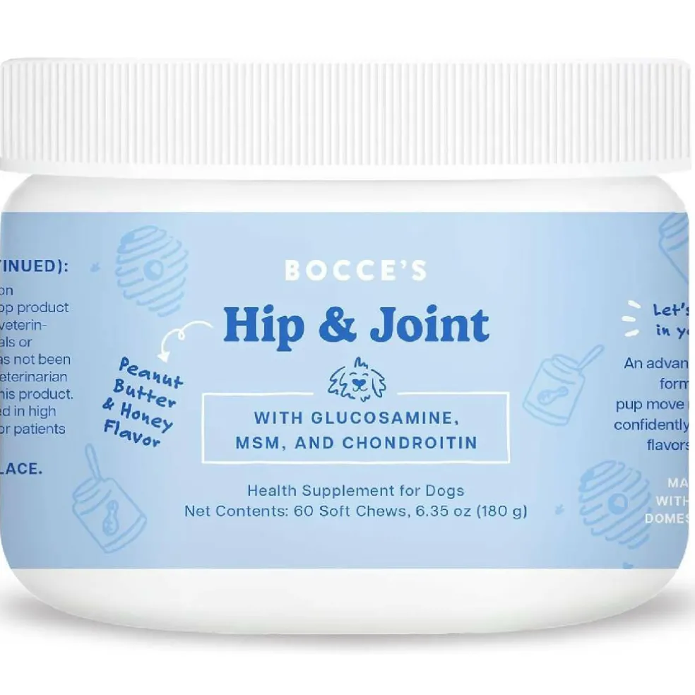 Bocce's Bakery Hip & Joint Supplement for Dogs (60 Soft Chews)