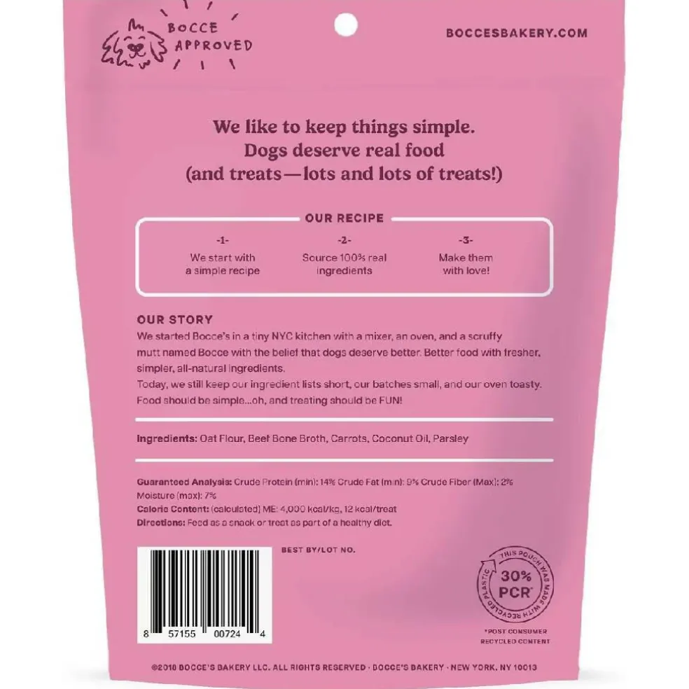 Bocce's Bakery Oven Baked Bone Broth Dog Treats (5 oz)
