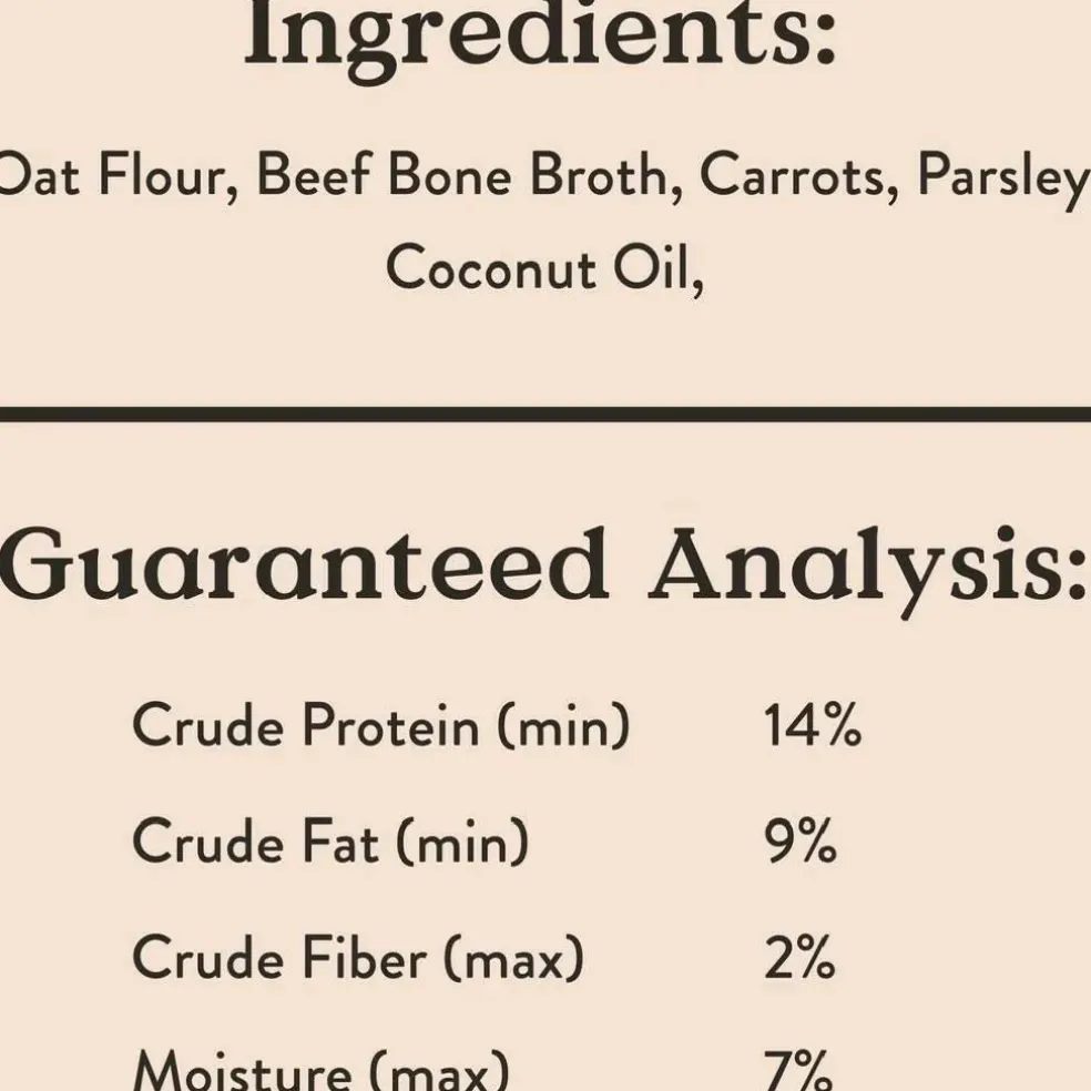 Bocce's Bakery Oven Baked Bone Broth Dog Treats (5 oz)
