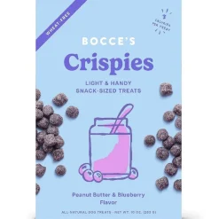 Bocce's Bakery Peanut Butter & Blueberry Crispies Treats For Dogs (10 oz)