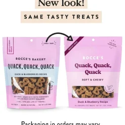 Bocce's Bakery Quack Quack Quack Soft & Chewy Treats For Dogs (6 oz)