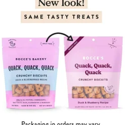 Bocce's Bakery Quack Quack Quack Crunchy Biscuits For Dogs (5 oz)