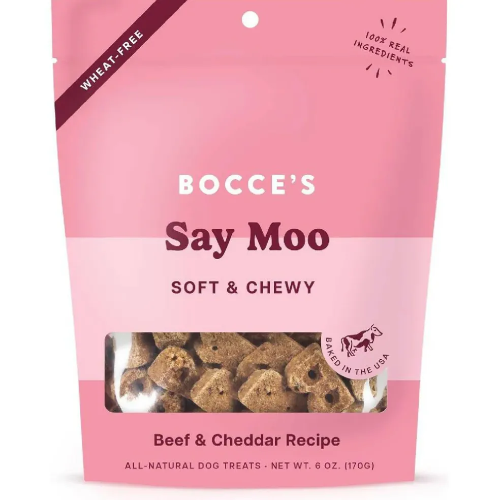Bocce's Bakery Say Moo Soft & Chewy Dog Treats (6 oz)