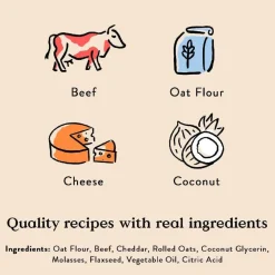 Bocce's Bakery Say Moo Soft & Chewy Dog Treats (6 oz)