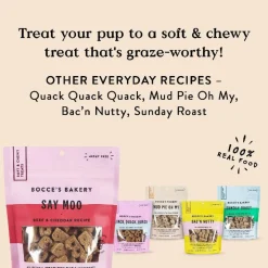 Bocce's Bakery Say Moo Soft & Chewy Dog Treats (6 oz)