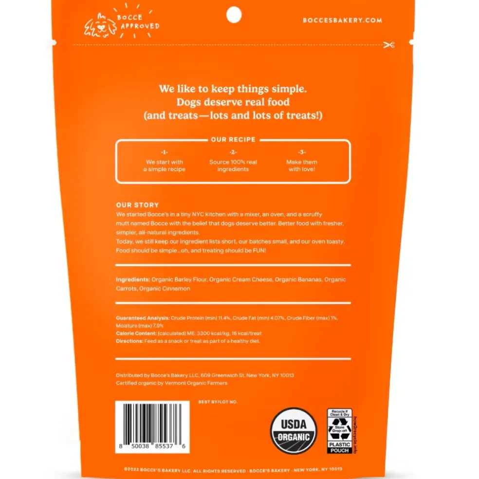 Bocce's Bakery Spiced Cake Crunchy Biscuits For Dogs (12 oz)
