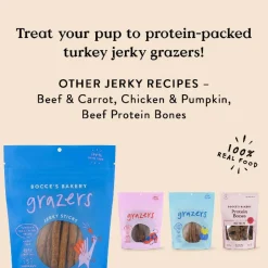 Bocce's Bakery Turkey & Sweet Potato Jerky Sticks For Dogs (4 oz)
