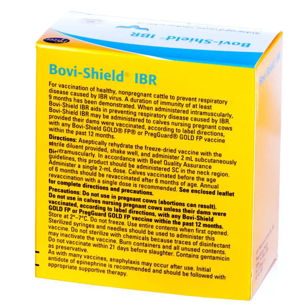 Bovi-Shield IBR Cattle Vaccine, 50 Doses