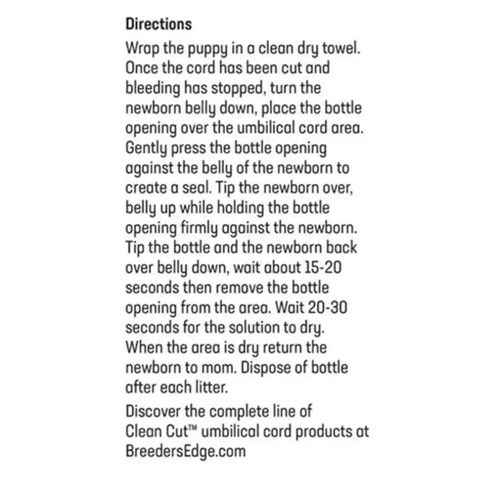 Breeder's Edge Clean Cut Iodine For Cats and Dogs