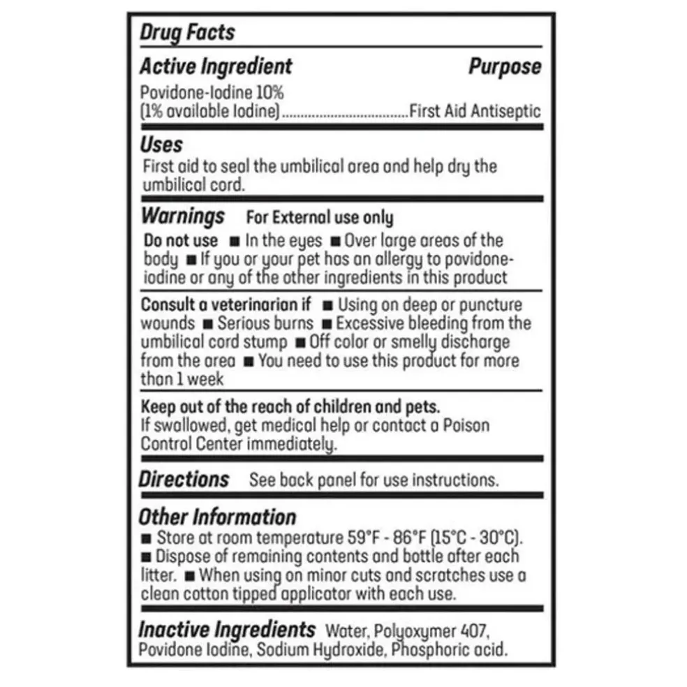 Breeder's Edge Clean Cut Iodine For Cats and Dogs