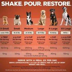 Brutus Broth Beef Bone Broth Hip & Joint Formula with Glucosamine for Dogs (32 oz)