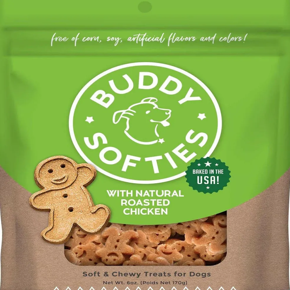 Buddy Biscuits Original Soft & Chewy Roasted Chicken Dog Treats (6 oz)
