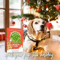 Buddy Biscuits Oven Baked Crunchy Holiday Gingerbread Dog Treats (16 oz)
