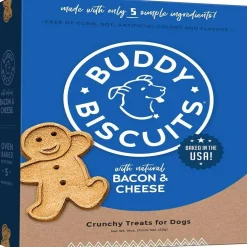 Buddy Biscuits Oven Baked Crunchy Bacon & Cheese Dog Treats
