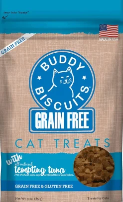 Buddy Biscuits Soft & Chewy Grain Free Tempting Tuna Cat Treats (3 oz)
