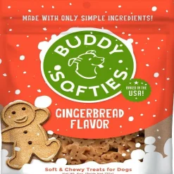Buddy Biscuits Soft & Chewy Hioliday Gingerbread Dog Treats (6 oz)