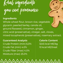 Buddy Biscuits Soft & Chewy Hioliday Gingerbread Dog Treats (6 oz)
