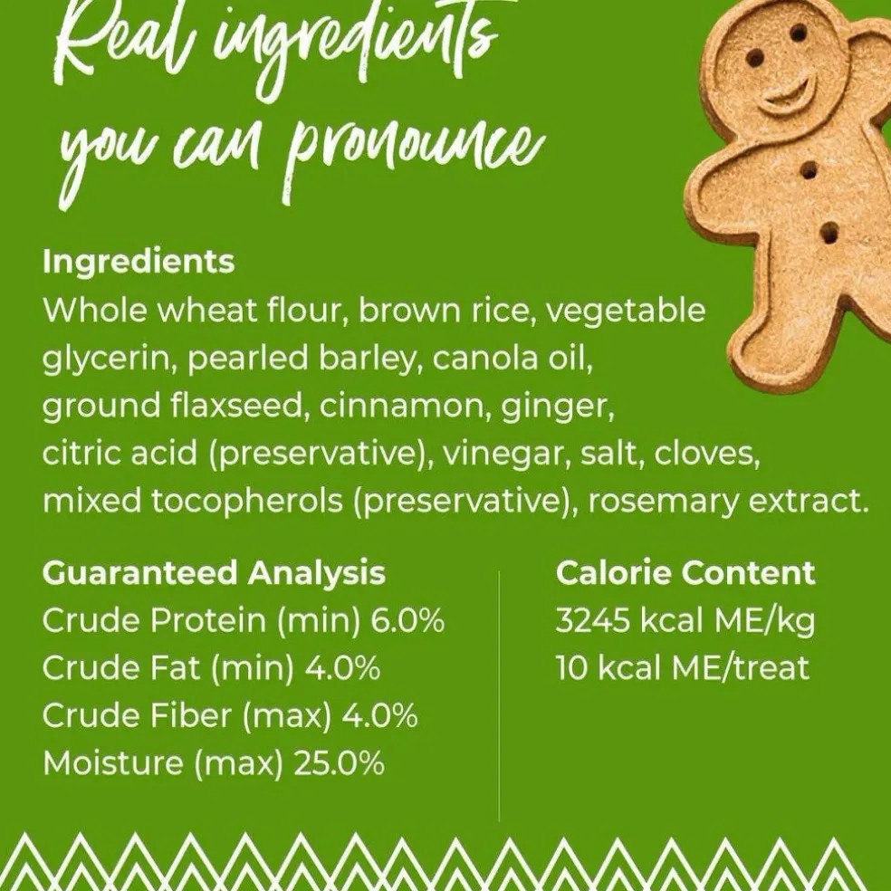 Buddy Biscuits Soft & Chewy Hioliday Gingerbread Dog Treats (6 oz)