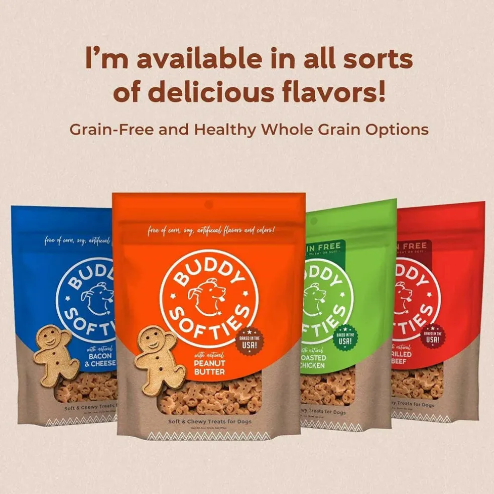 Buddy Biscuits Soft & Chewy Peanut Butter Dog Treats