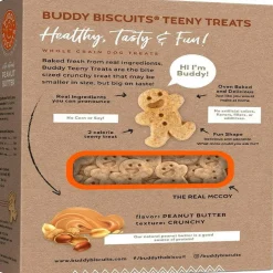 Buddy Biscuits Teeny Oven Baked Crunchy Dog Treats With Peanut Butter (8 oz)