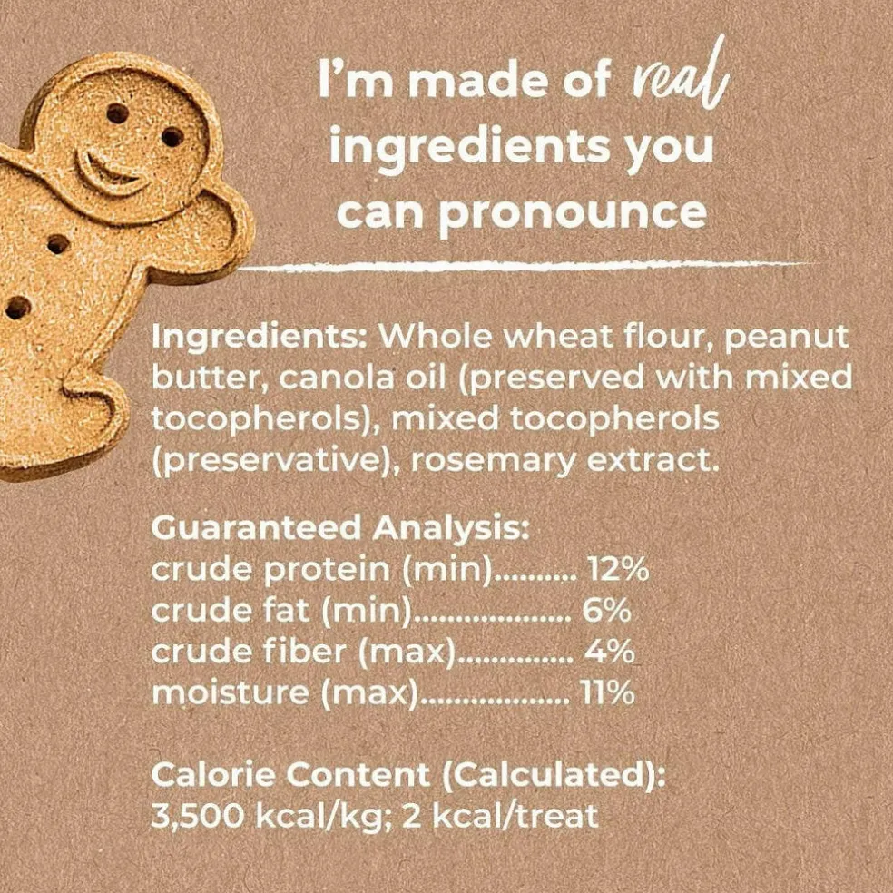 Buddy Biscuits Teeny Oven Baked Crunchy Dog Treats With Peanut Butter (8 oz)