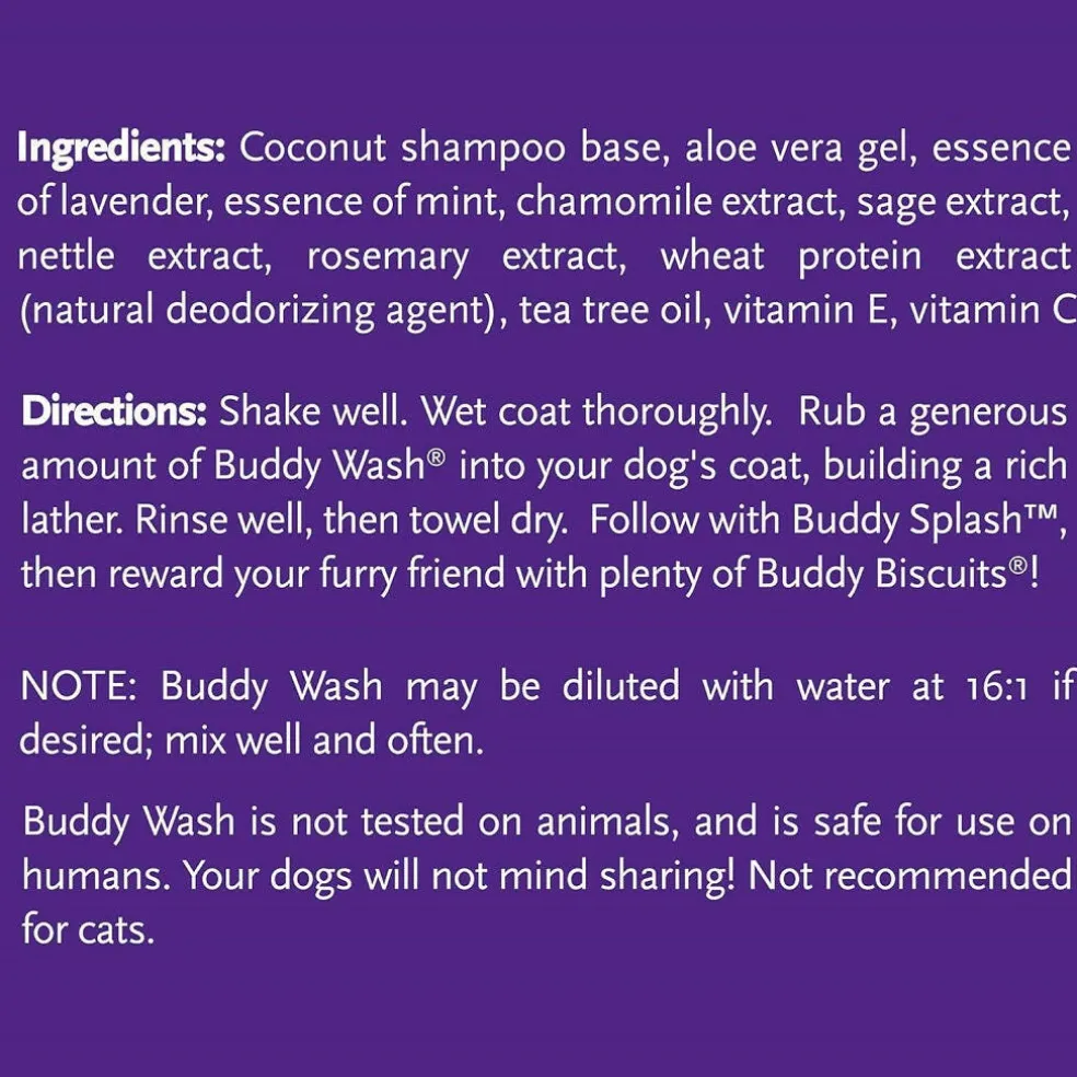 Buddy Wash Original Lavender & Mint Dog 2-in-1 Shampoo + Conditioner