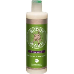 Buddy Wash Relaxing Green Tea & Bergamot 2-in-1 Shampoo + Conditioner For Dogs (16 oz)