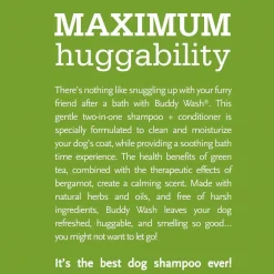 Buddy Wash Relaxing Green Tea & Bergamot 2-in-1 Shampoo + Conditioner For Dogs (16 oz)