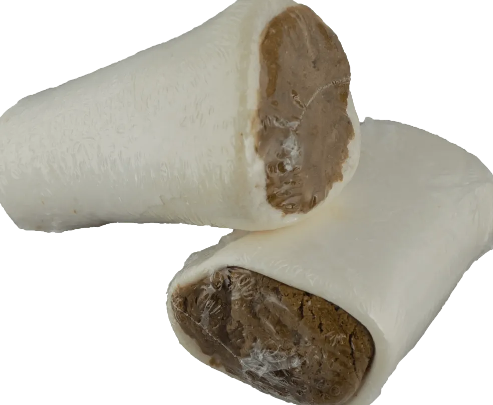 Bully Stick Filled Shin Bone 3-4”