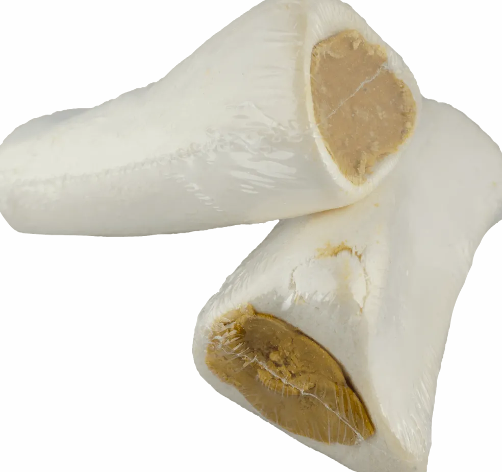 Bully Stick Filled Stuffed Shin Bone 5-6”