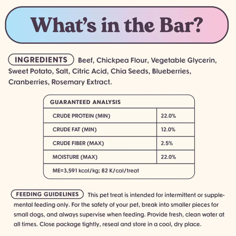 Bundle x Joy Beef Superfood Jerky Bars for Dogs