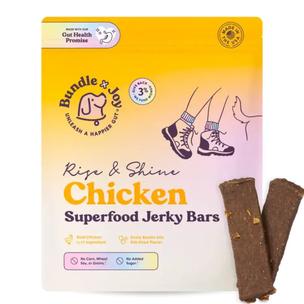 Bundle x Joy Chicken Superfood Jerky Bars for Dogs