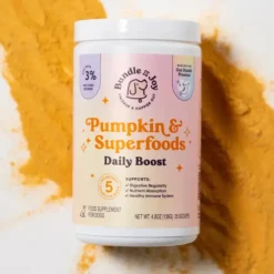Bundle x Joy Pumpkin & Superfoods Daily Boost Supplemet for Dogs (4.8 oz)
