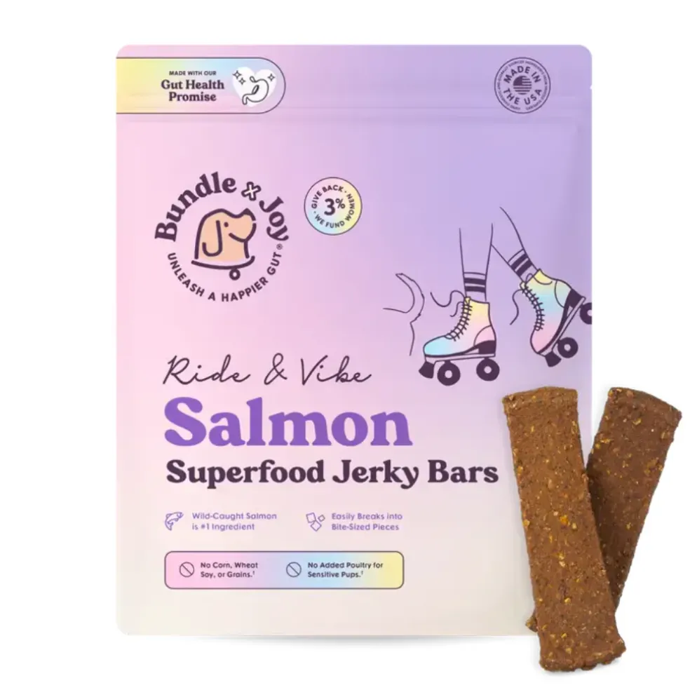 Bundle x Joy Salmon Superfood Jerky Bars for Dogs